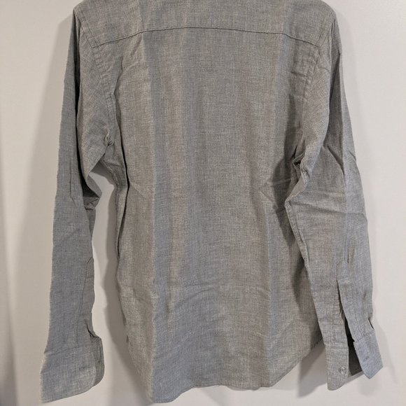 Naked & famous grey flannel regular shirt - Picture 5 of 5